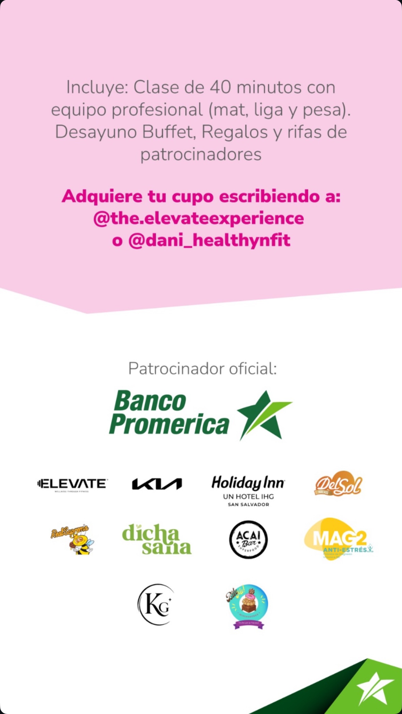 Patrocinadores y aliados del Wellness Day